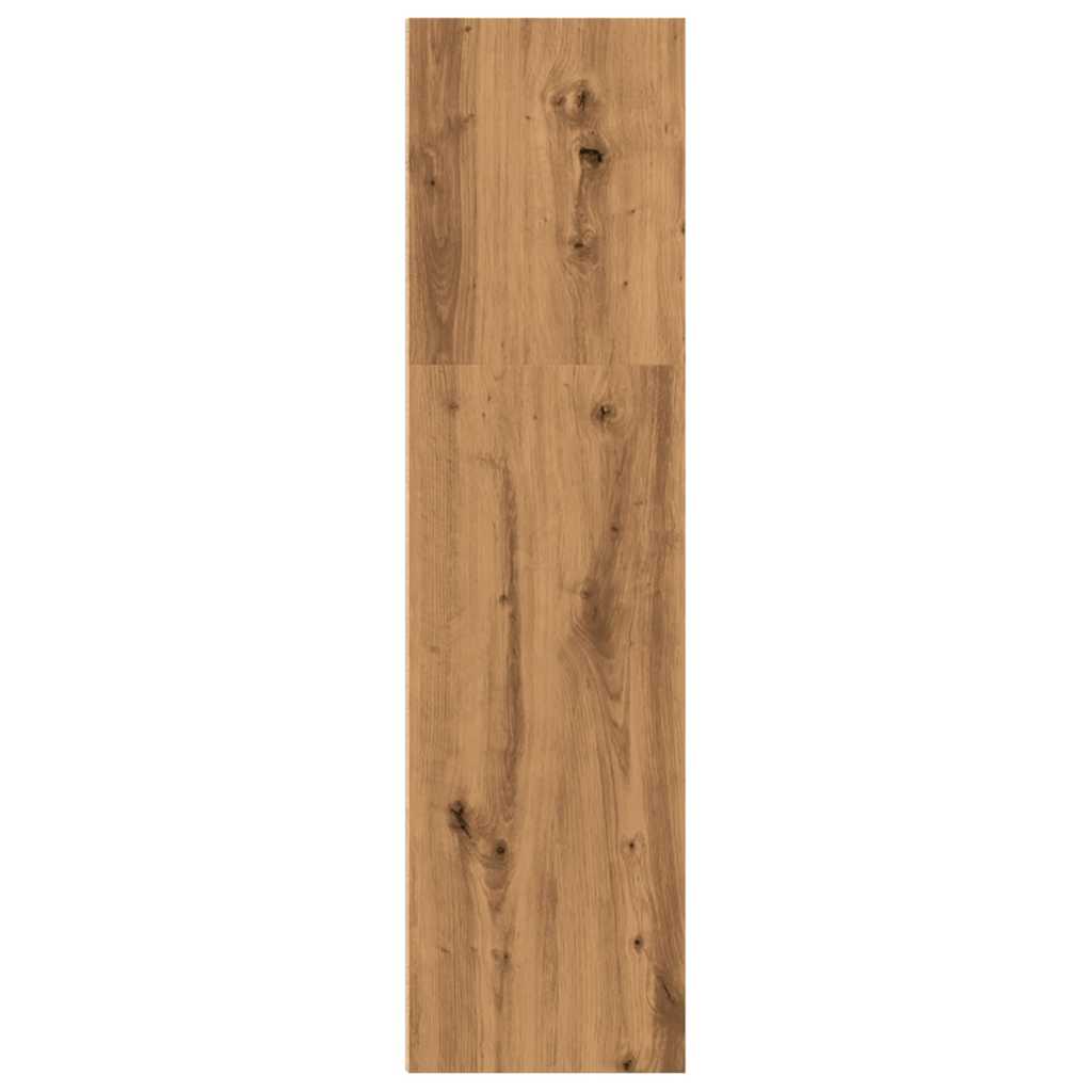 vidaXL Bookcase Artisian Oak 60x30x114 cm Engineered Wood 6