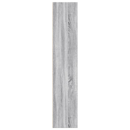 vidaXL Bookcase Grey Sonoma 60x30x152 cm Engineered Wood 6