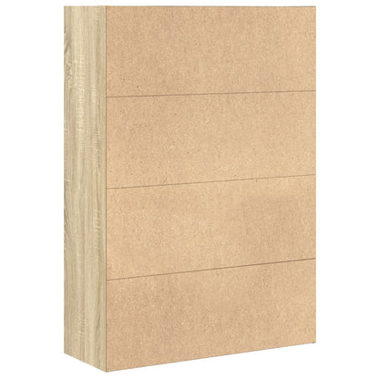 vidaXL Bookcase Sonoma Oak 80x30x114 cm Engineered Wood 5