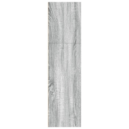 vidaXL Bookcase Grey Sonoma 80x30x114 cm Engineered Wood 6