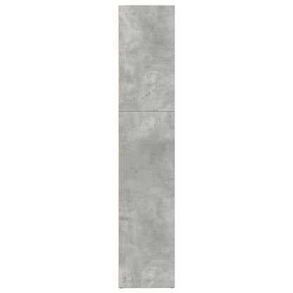 vidaXL Bookcase Concrete Grey 80x30x152 cm Engineered Wood 5
