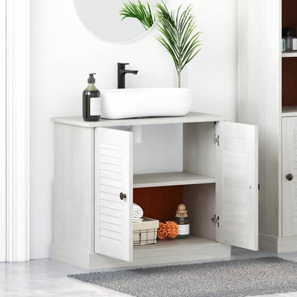 vidaXL Sink cabinet VIGO White and Antique White 68 x 34 x 59 cm 4