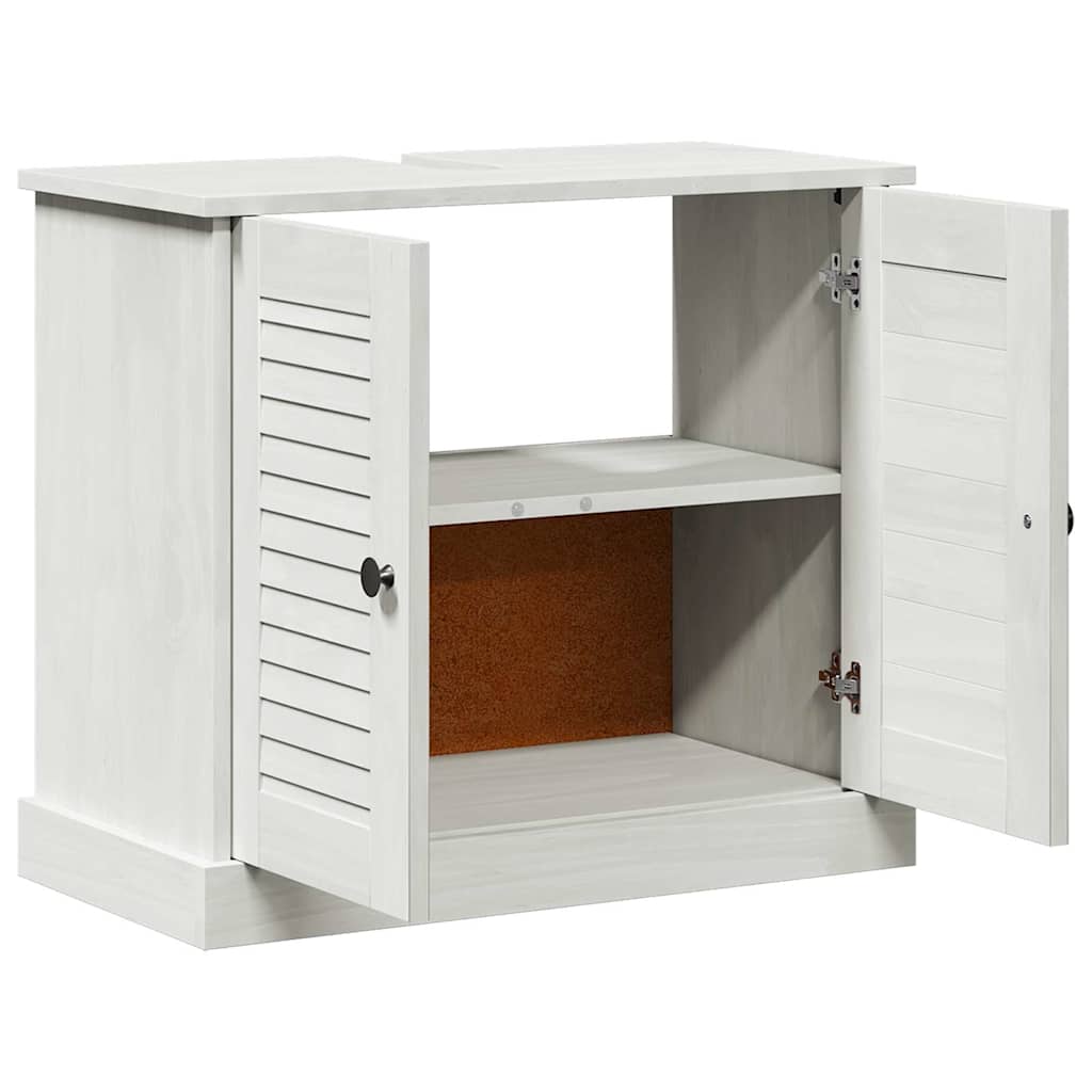 vidaXL Sink cabinet VIGO White and Antique White 68 x 34 x 59 cm 5