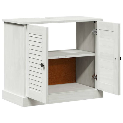 vidaXL Sink cabinet VIGO White and Antique White 68 x 34 x 59 cm 5