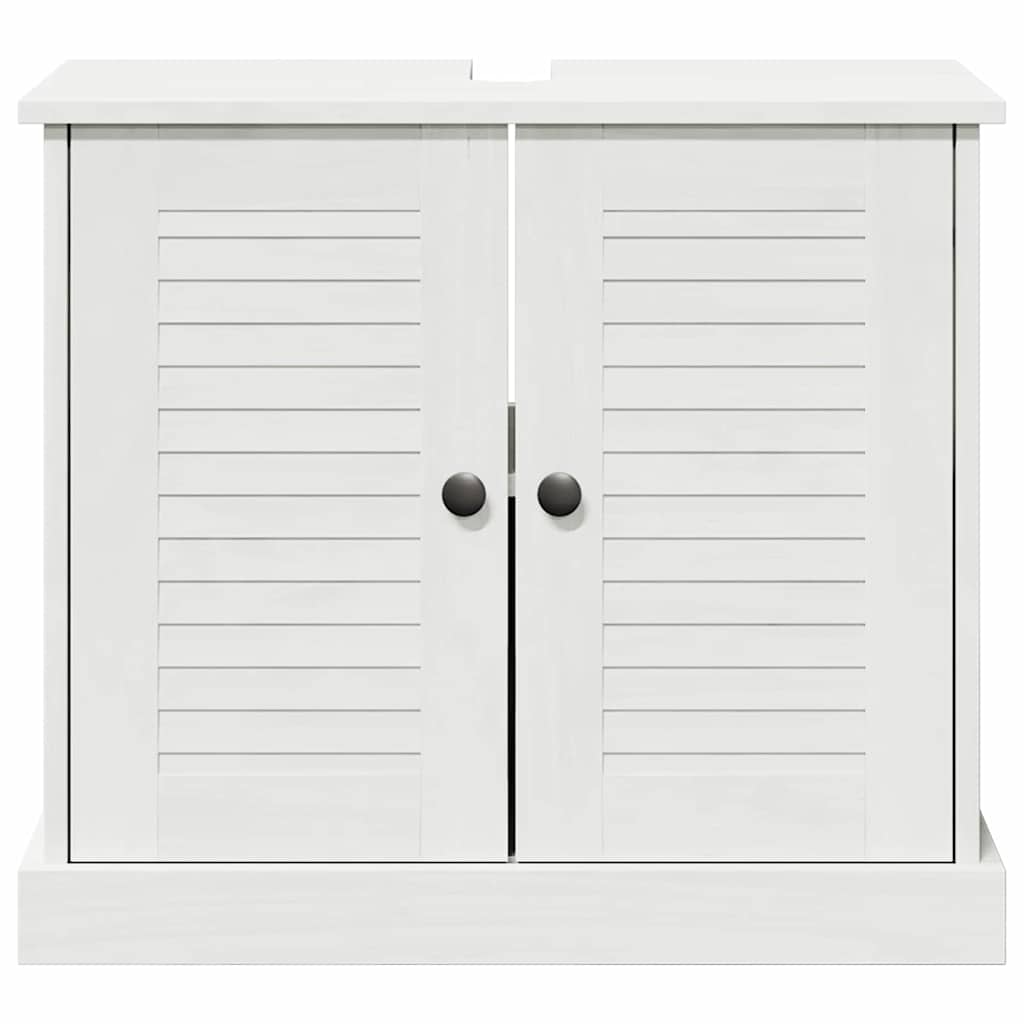 vidaXL Sink cabinet VIGO White and Antique White 68 x 34 x 59 cm 6