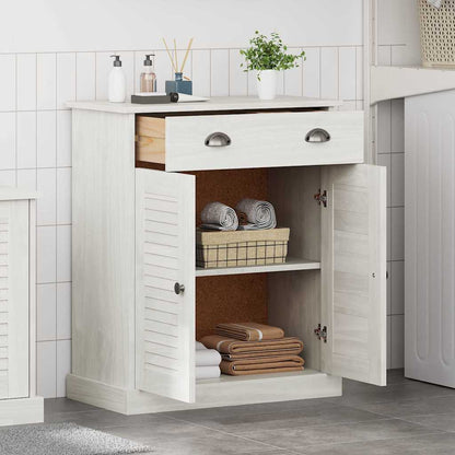 vidaXL Bathroom Cabinet VIGO White and Antique White 68 x 34 x 80 cm 4