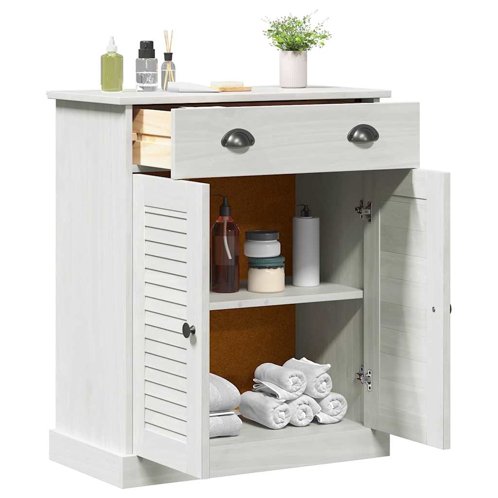 vidaXL Bathroom Cabinet VIGO White and Antique White 68 x 34 x 80 cm 3