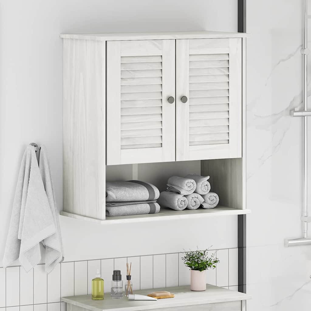 vidaXL Bathroom Cabinet VIGO White and Antique White 1