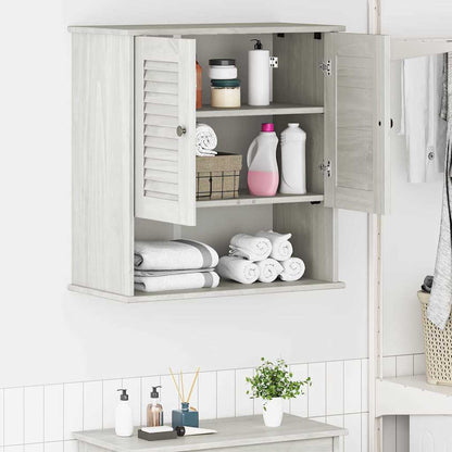 vidaXL Bathroom Cabinet VIGO White and Antique White 4