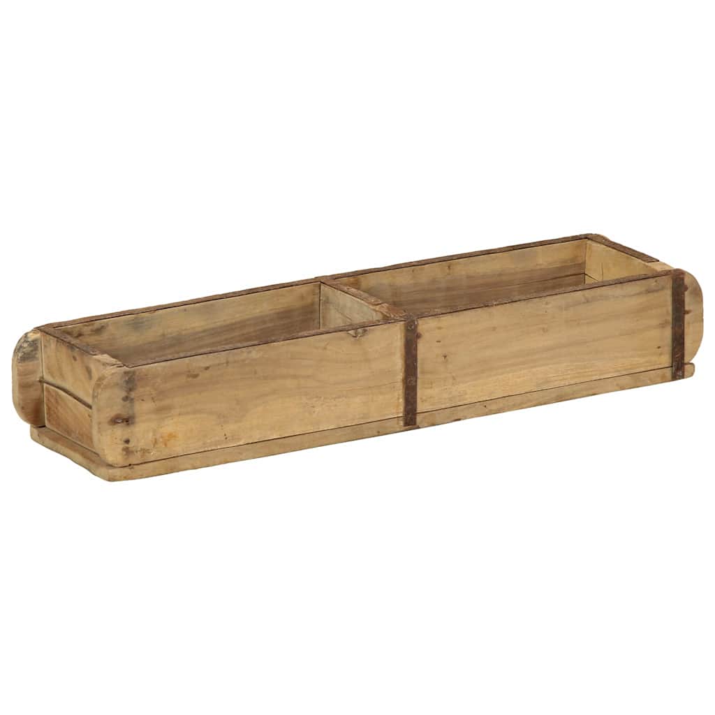 vidaXL Tray 4 pcs Brown 57 x 15 x 9 cm Solid Reclaim Wood 4