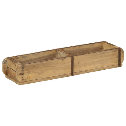 vidaXL Tray 4 pcs Brown 57 x 15 x 9 cm Solid Reclaim Wood 4
