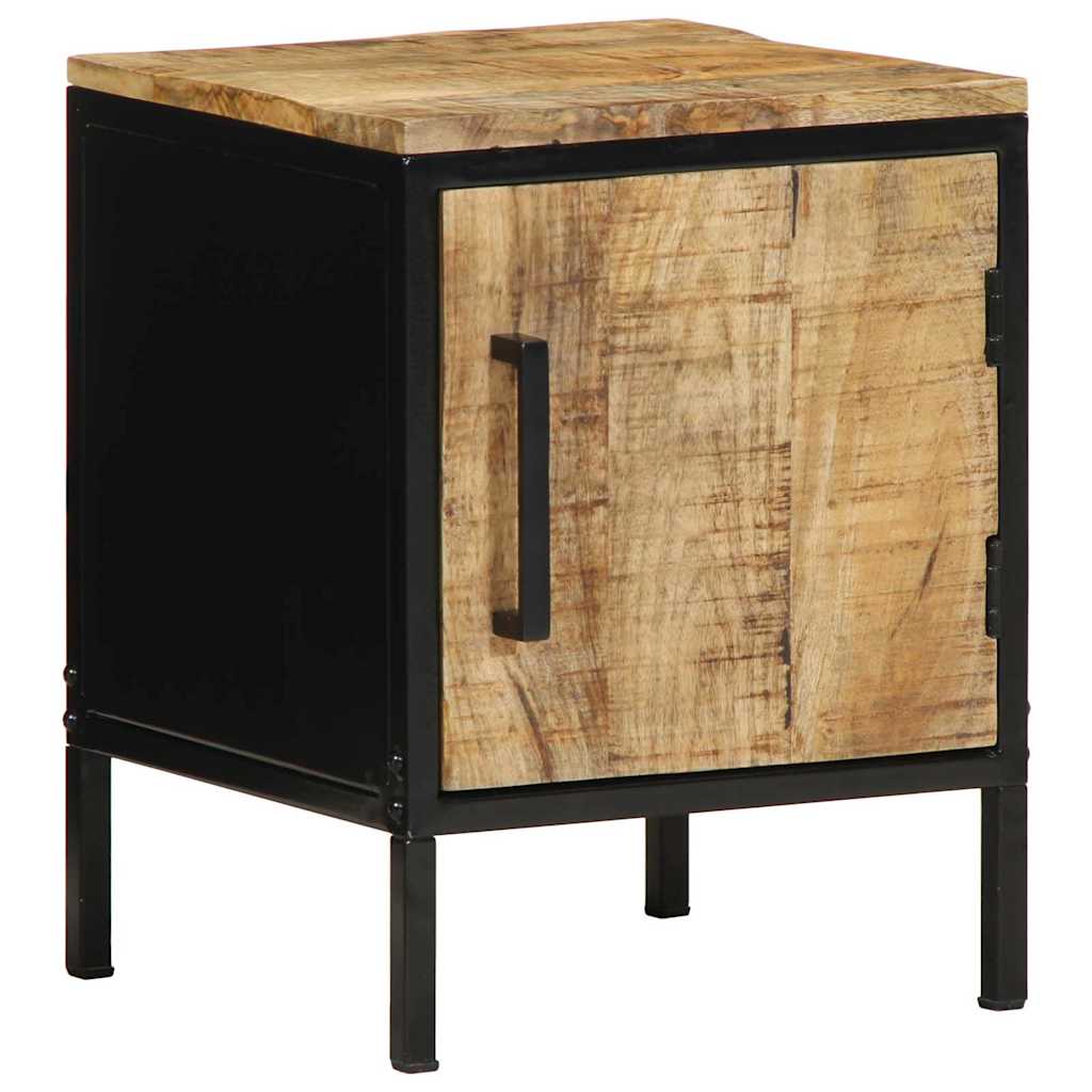 vidaXL Bedside Cabinet Brown and Black 30 x 30 x 40 cm 1