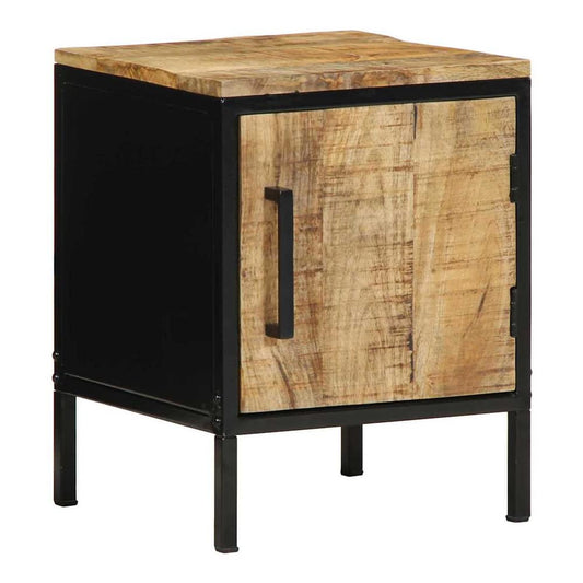 Bedside Cabinet Brown and Black 30 x 30 x 40 cm 1