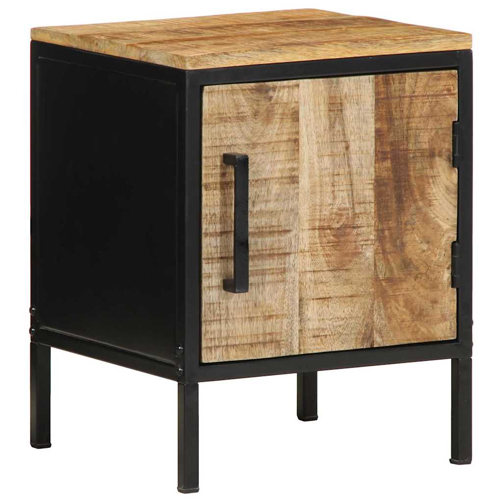 vidaXL Bedside Cabinet Brown and Black 30 x 30 x 40 cm 2
