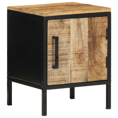 vidaXL Bedside Cabinet Brown and Black 30 x 30 x 40 cm 2
