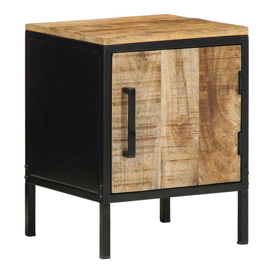 Bedside Cabinet Brown and Black 30 x 30 x 40 cm 1