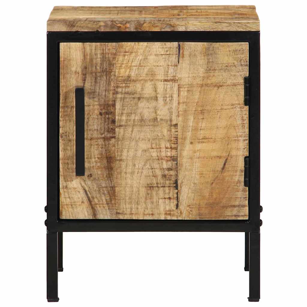 vidaXL Bedside Cabinet Brown and Black 30 x 30 x 40 cm 5