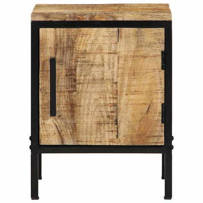 vidaXL Bedside Cabinet Brown and Black 30 x 30 x 40 cm 5
