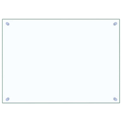 vidaXL Kitchen Backsplashes 2 pcs Transparent 70x50 cm Tempered Glass 4