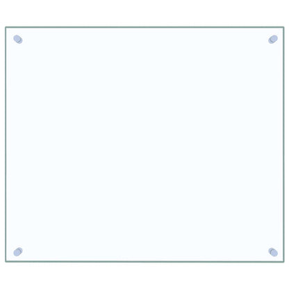 vidaXL Kitchen Backsplashes 2 pcs Transparent 70x60 cm Tempered Glass 4