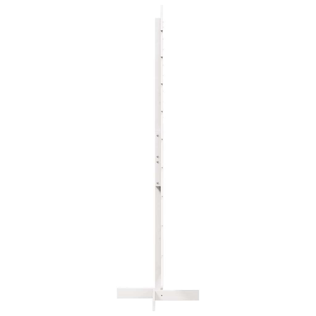 vidaXL Wooden Christmas Tree for Decoration White 180 cm Solid Wood Pine 4