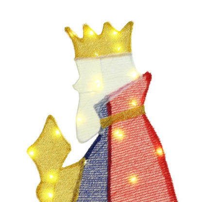 3 Wise Men Christmas Lighting 3 pcs LEDs in White