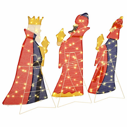 3 Wise Men Christmas Lighting 3 pcs LEDs in White