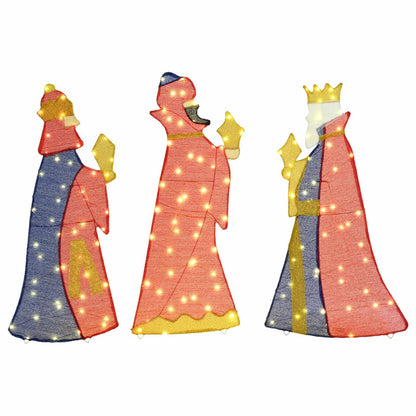 3 Wise Men Christmas Lighting 3 pcs LEDs in White