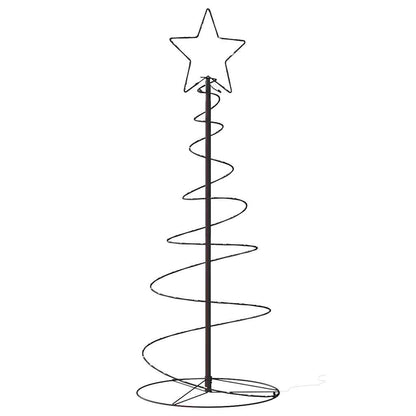 vidaXL LED Christmas Tree 80 LEDs Warm White 120 cm 6
