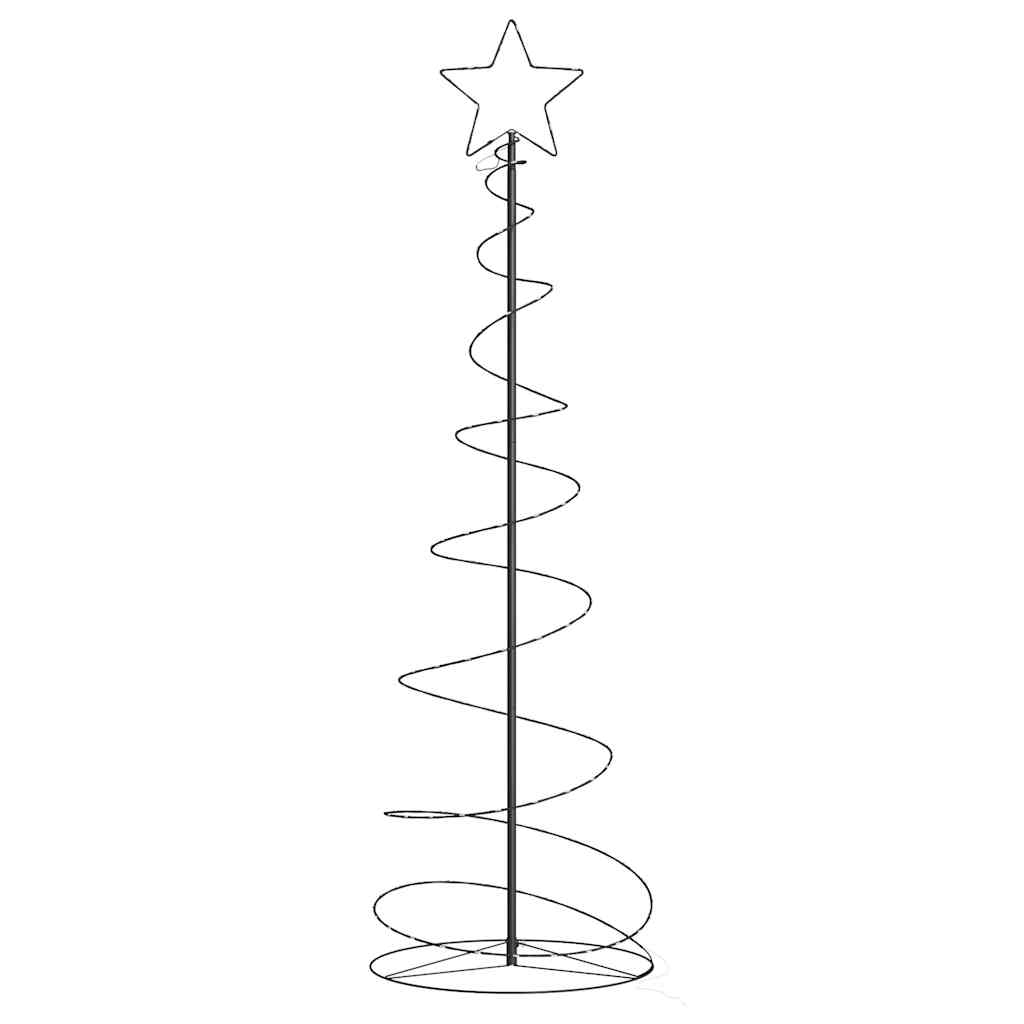 vidaXL LED Christmas Tree 120 LEDs Warm White 180 cm 4