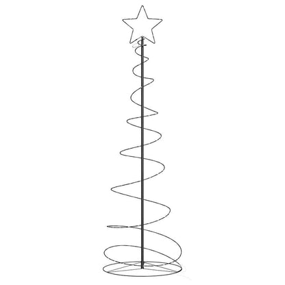 vidaXL LED Christmas Tree 120 LEDs Warm White 180 cm 4