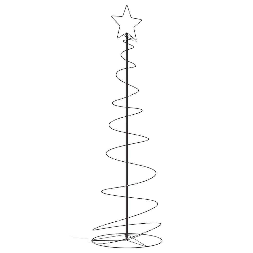 vidaXL LED Christmas Tree 120 LEDs Warm White 180 cm 6