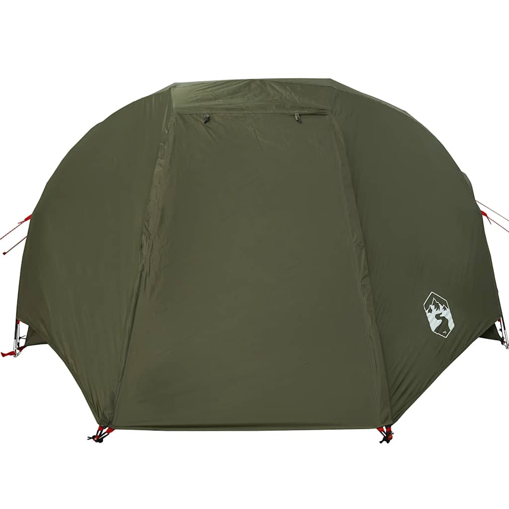 vidaXL Fishing Tent 3-Person Olive Green Waterproof 6
