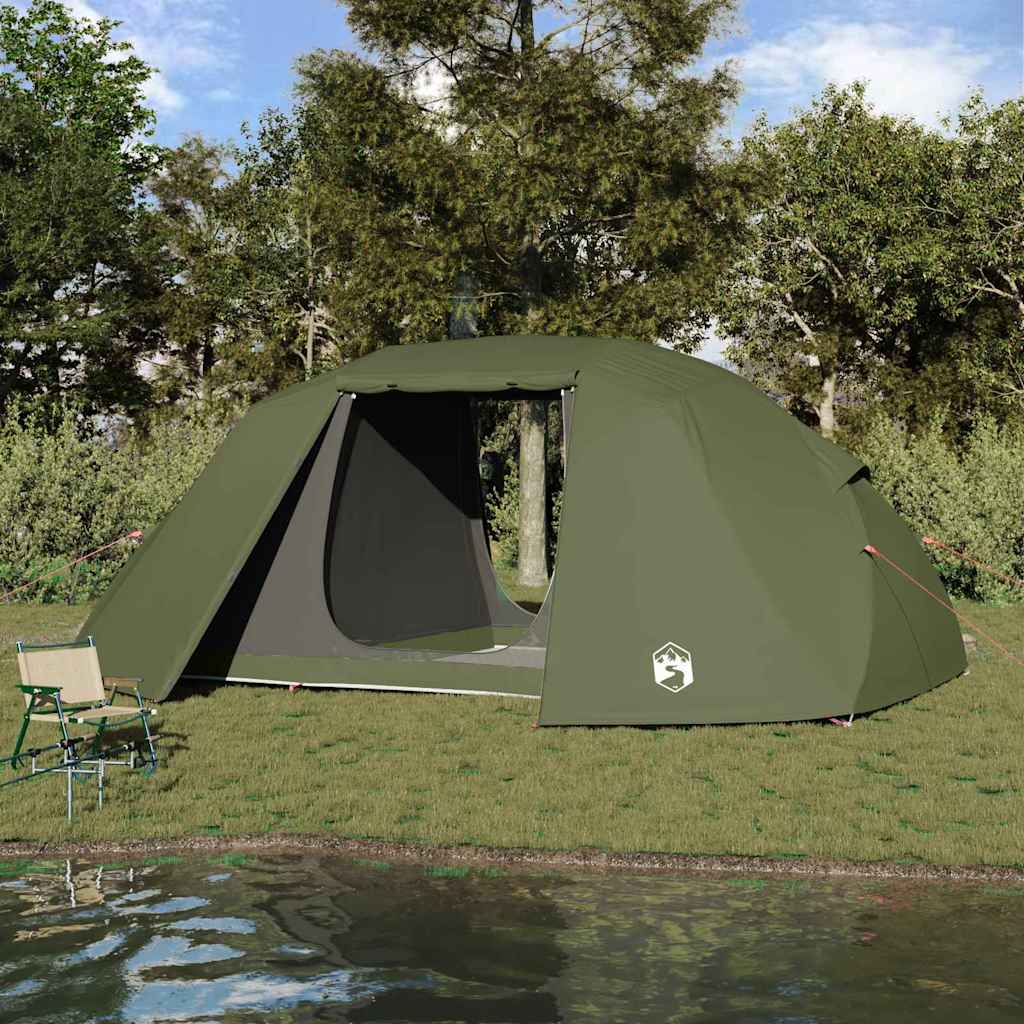 Fishing Tent 3-Person Waterproof in Olive Green