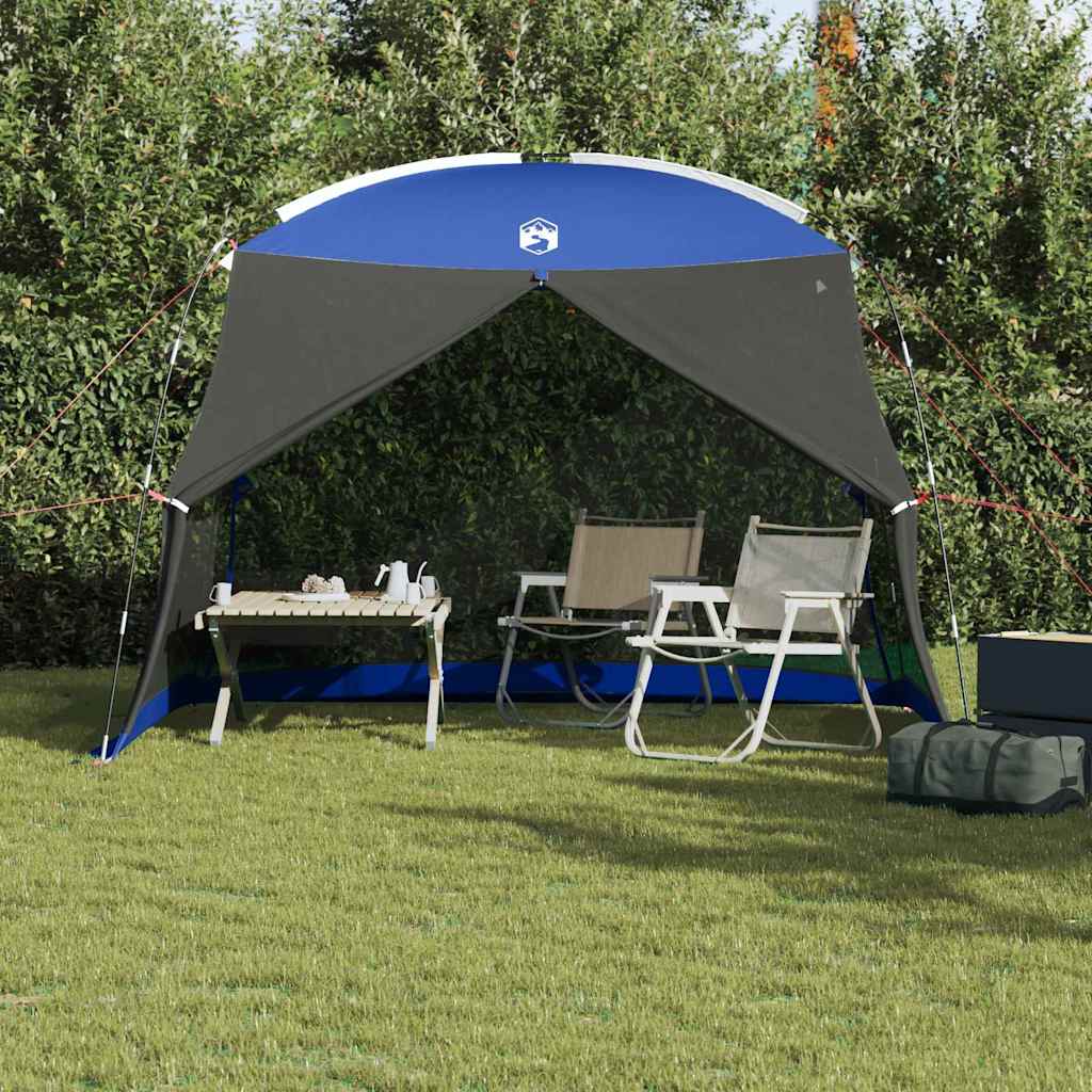 vidaXL Mosquito Tent with Roof Azure Blue 320 x 320 x 218 cm 3
