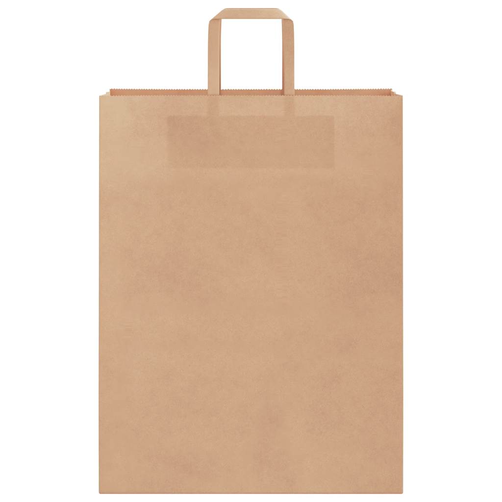 vidaXL Paper Bags 250 pcs with Handles Brown 32x12x42 cm 5