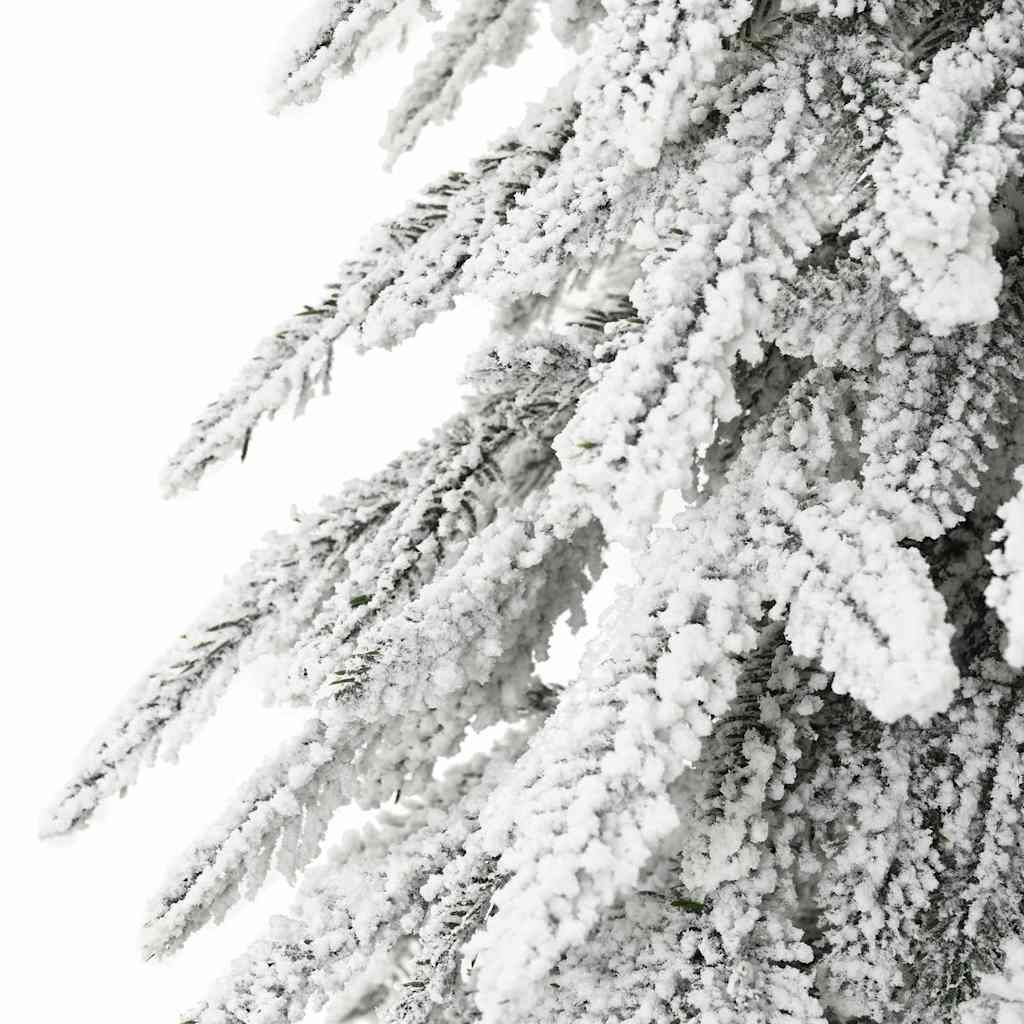 vidaXL Artificial Christmas Tree White 150 cm Polyethylene and Metal 4