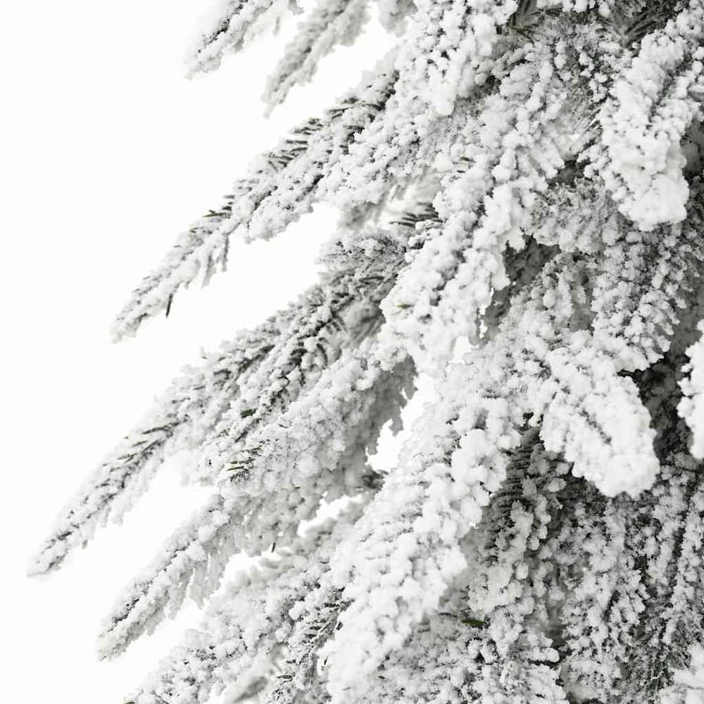 Artificial Christmas Tree White Polyethylene and Metal 150 cm