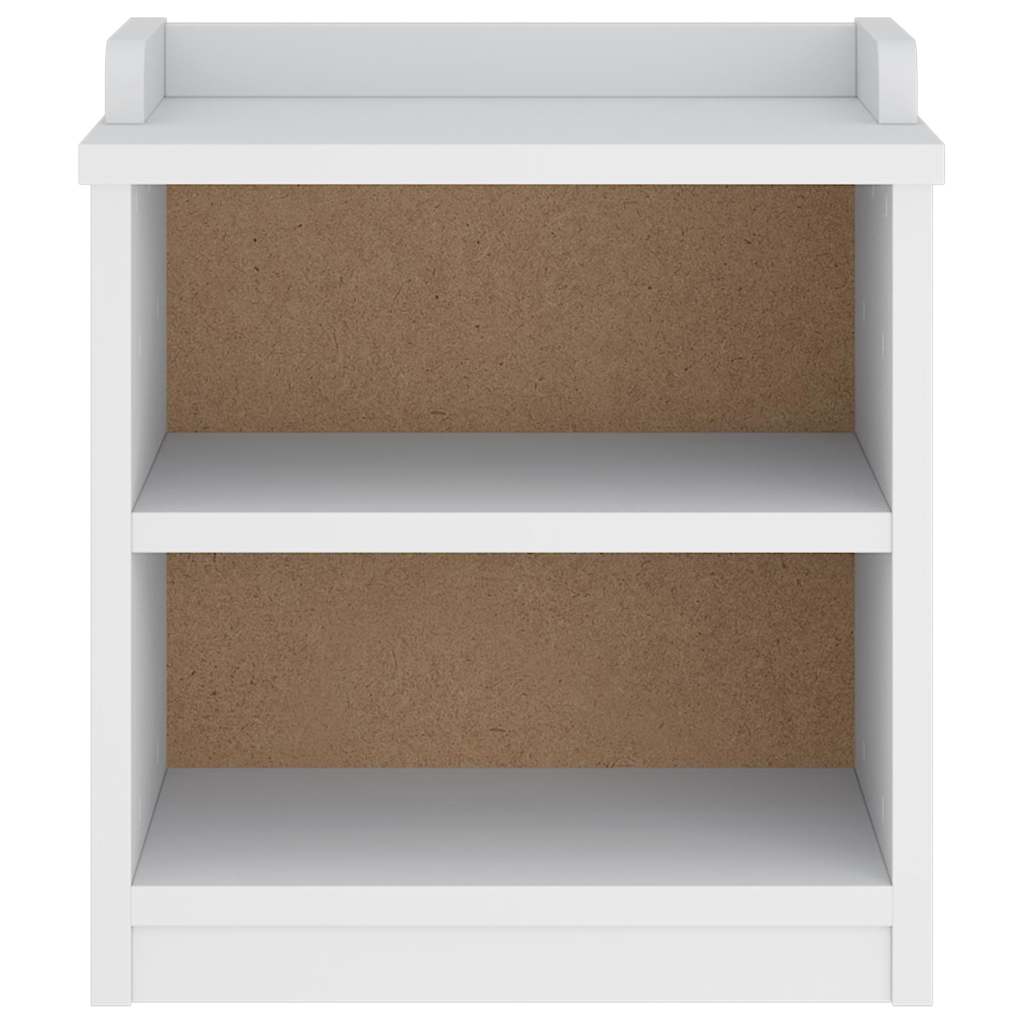 vidaXL Hallway Bench "SANDNES" White 45x40x50 cm Solid Wood Pine 5