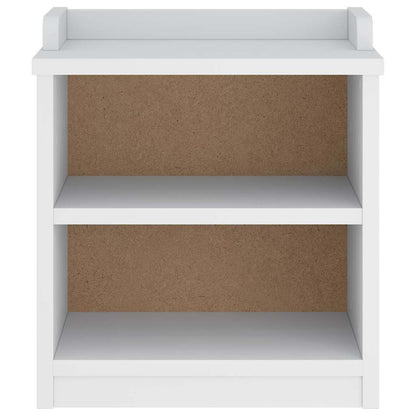vidaXL Hallway Bench "SANDNES" White 45x40x50 cm Solid Wood Pine 5