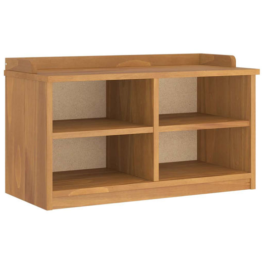 Hallway Bench "SANDNES" 87x40x50 cm Solid Wood Pine Acacia finish