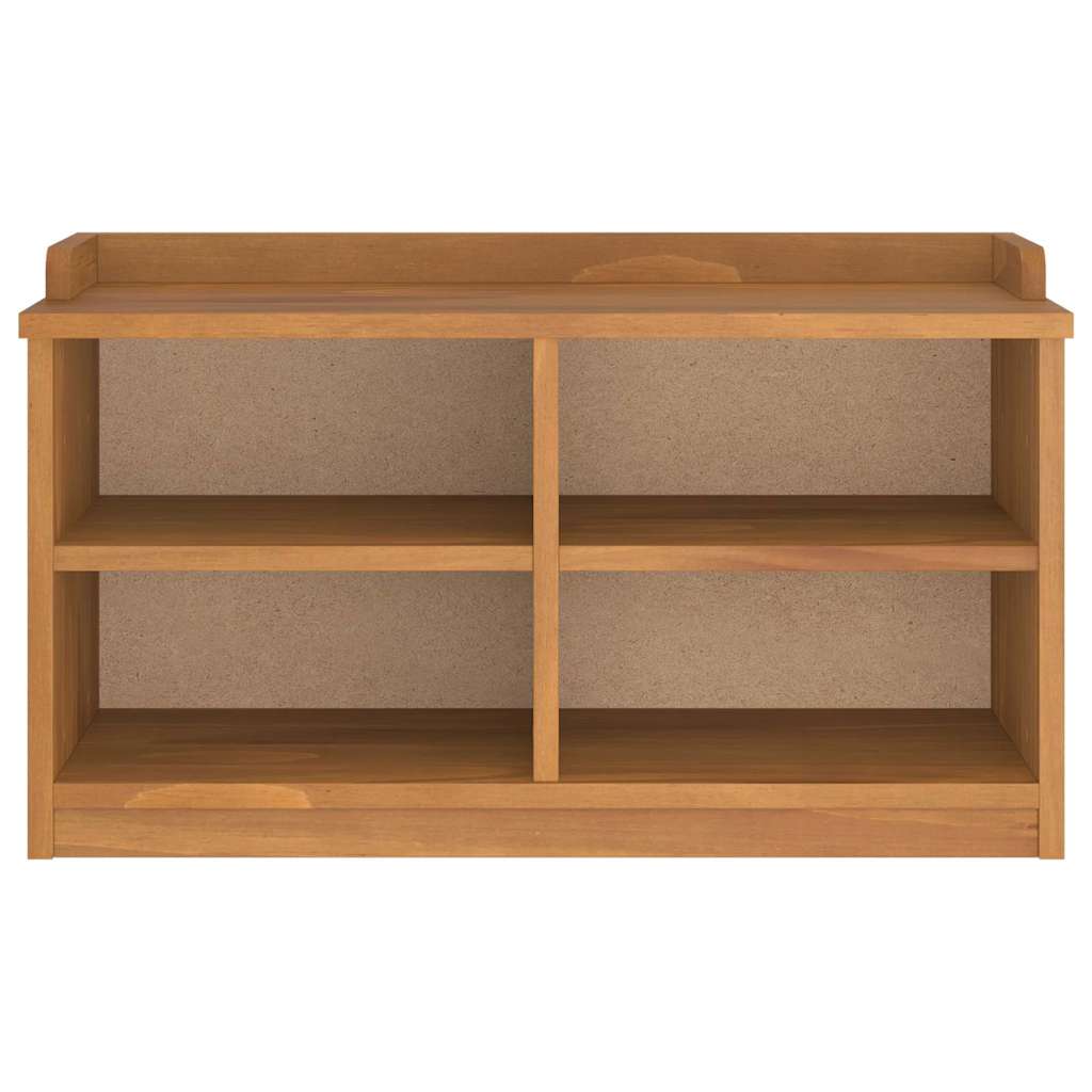 vidaXL Hallway Bench SANDNES 87x40x50 cm Solid Wood Pine 5