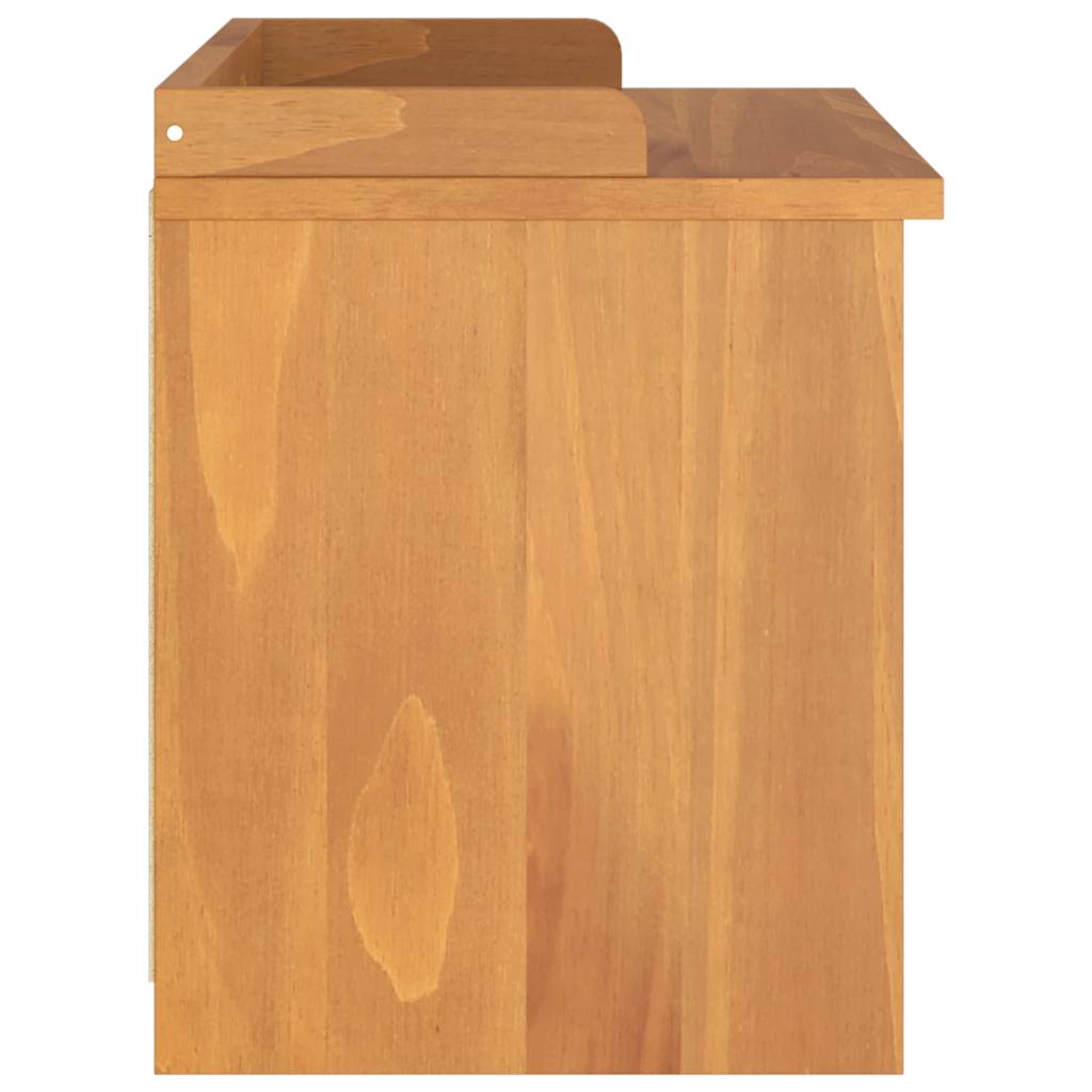 vidaXL Hallway Bench SANDNES 87x40x50 cm Solid Wood Pine 6