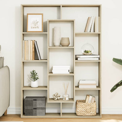 vidaXL Book Cabinet Engineered Wood Width 102 cm