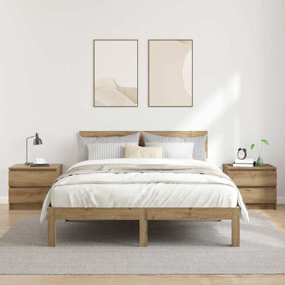 vidaXL Bed Cabinets 50x39x43.5 cm Engineered Wood