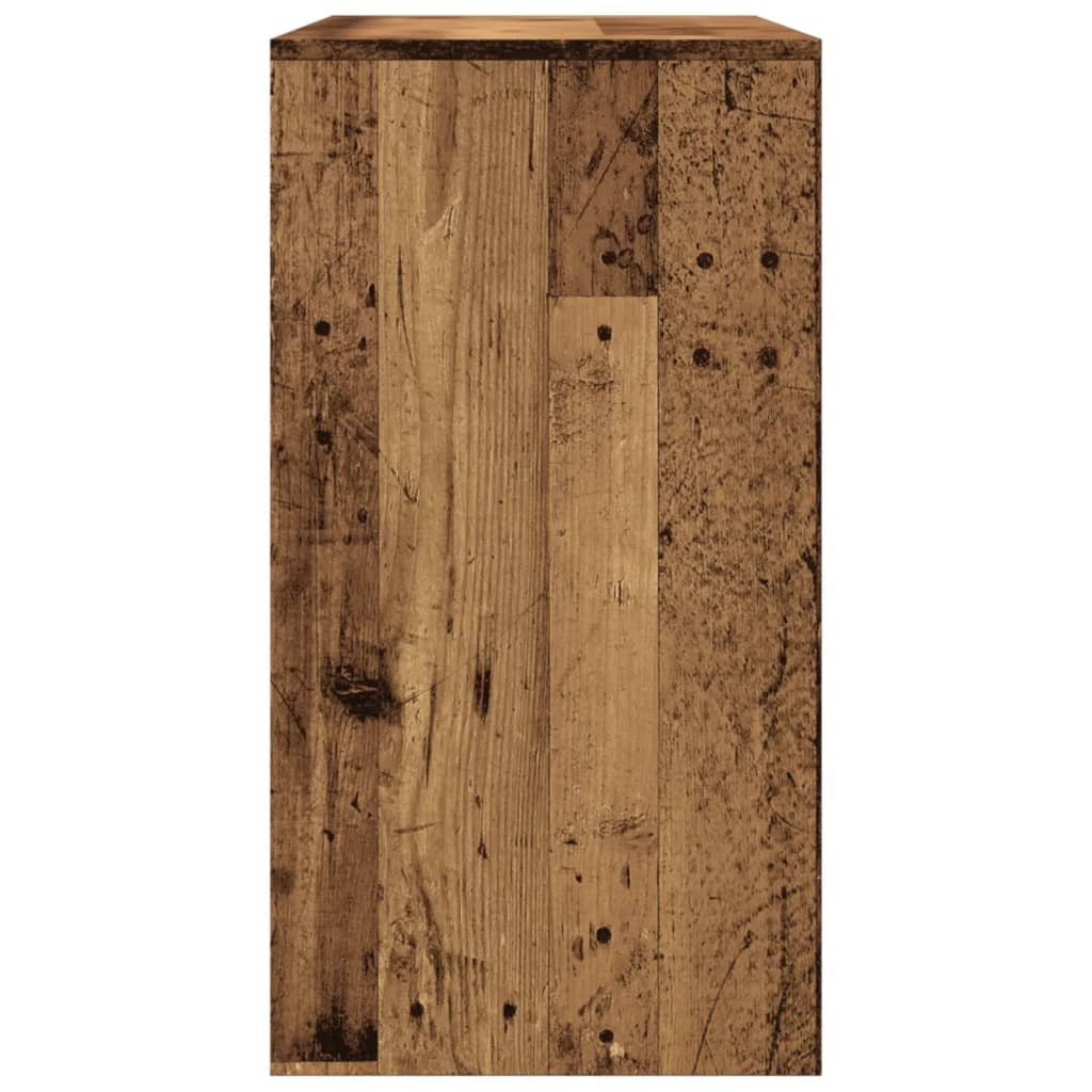 vidaXL Console Table Old Wood 89x41x76.5 cm Engineered Wood 6