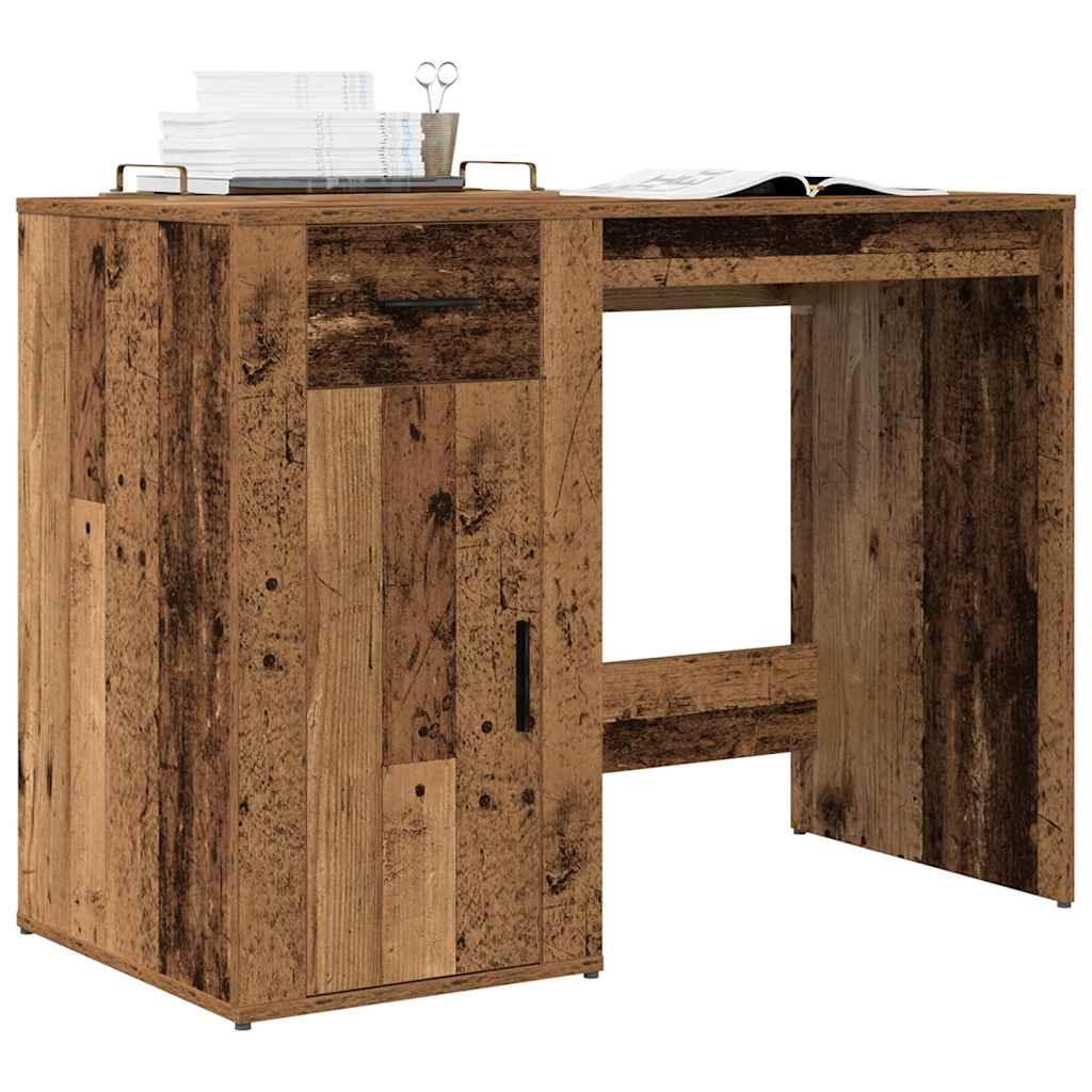 Desk 100x49x75 cm Engineered Wood Old wood