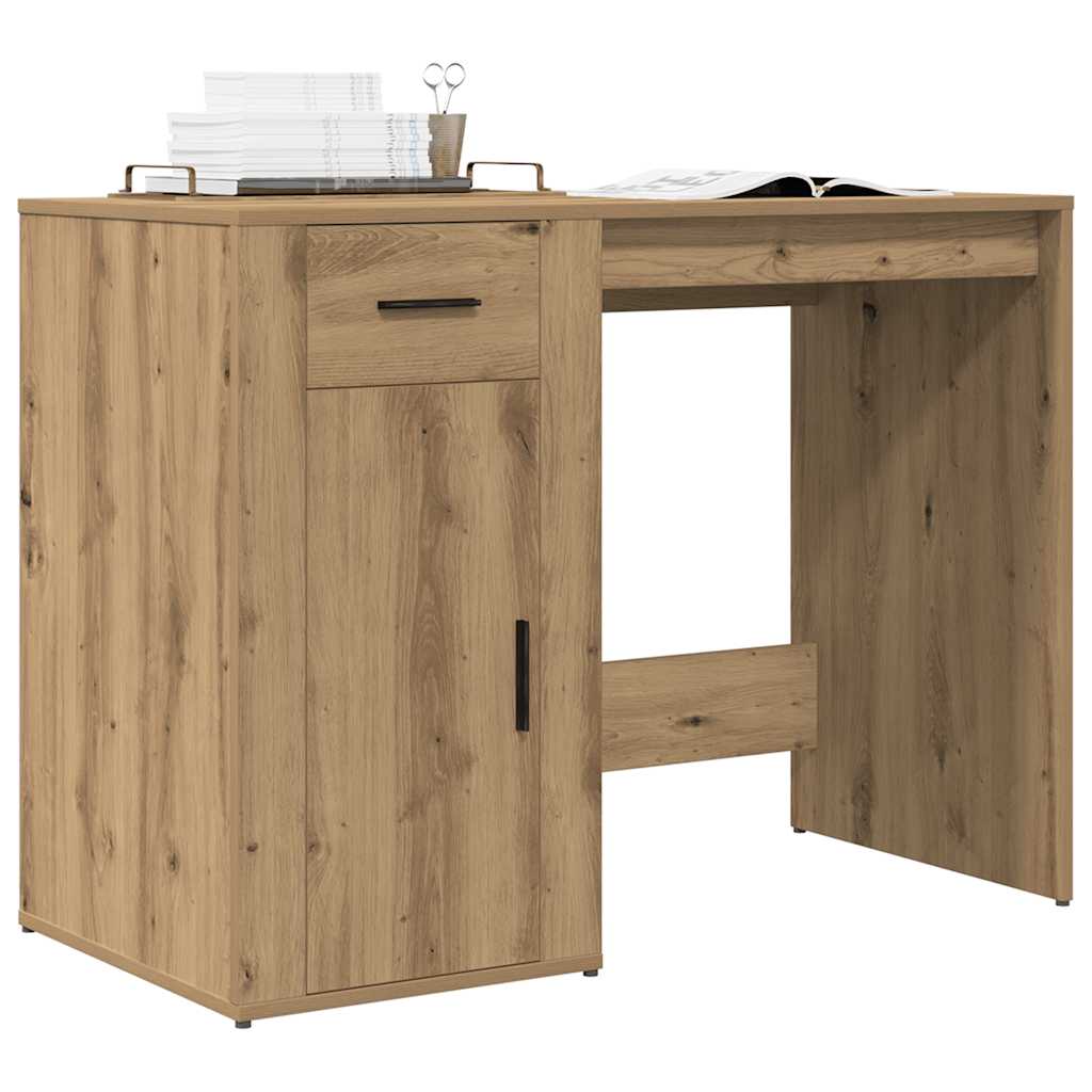 Desk 100x49x75 cm Engineered Wood Artisan oak