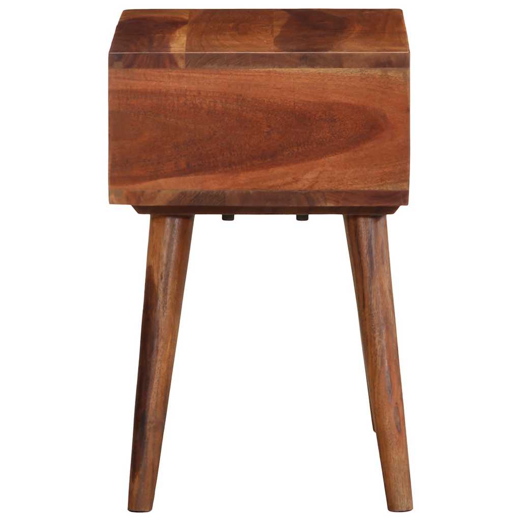 vidaXL Side Table 45x30x45 cm Solid Wood Acacia 4