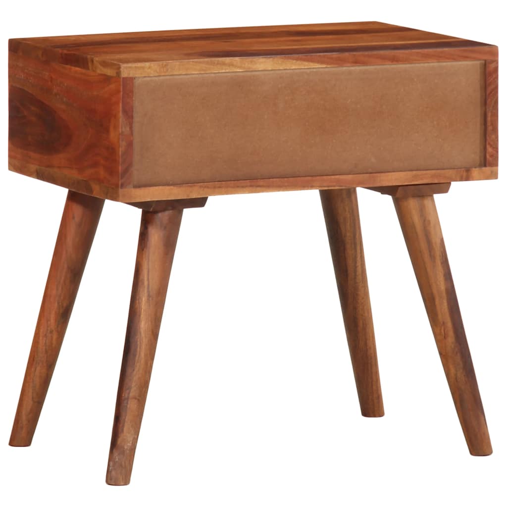 vidaXL Side Table 45x30x45 cm Solid Wood Acacia 5